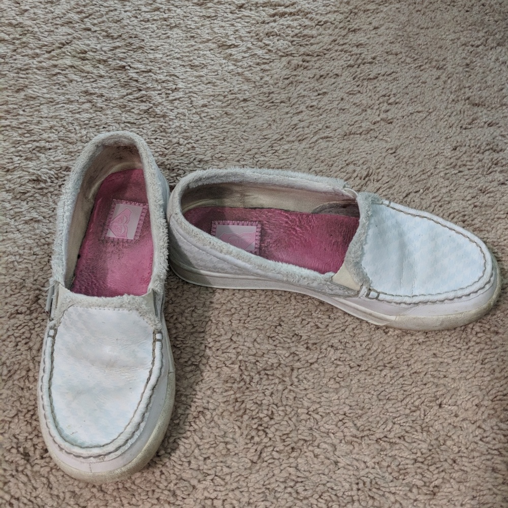White Roxy shoes